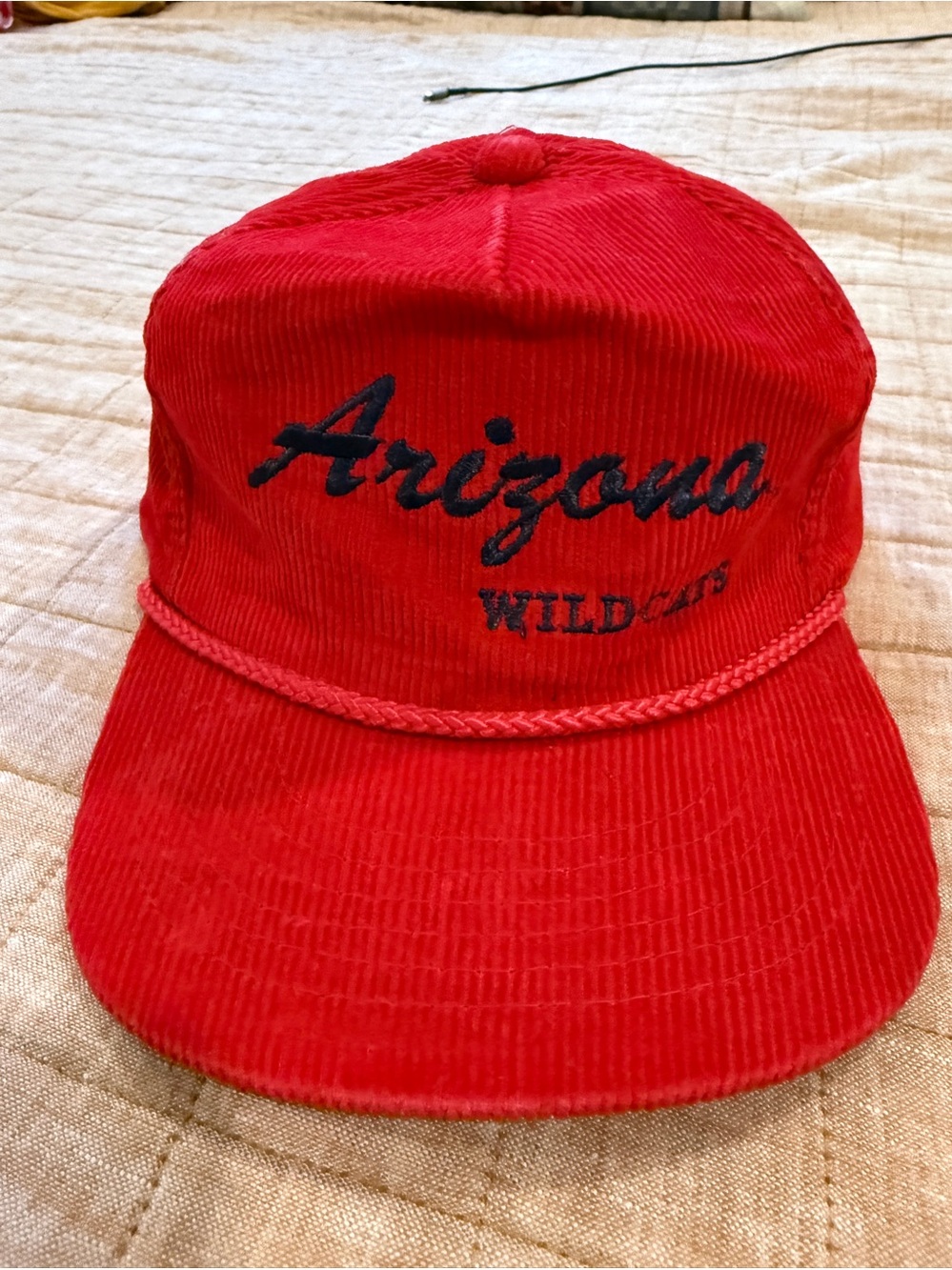 Vintage Corduroy Arizona Wildcats hat